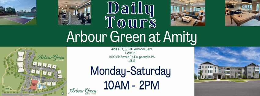 specials banner for arbour green